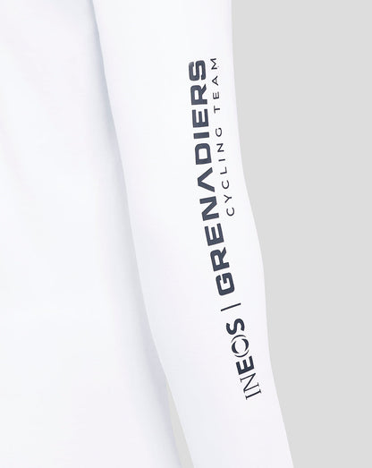 INEOS Grenadiers Unisex Core Monobrand Long Sleeve T-Shirt - White
