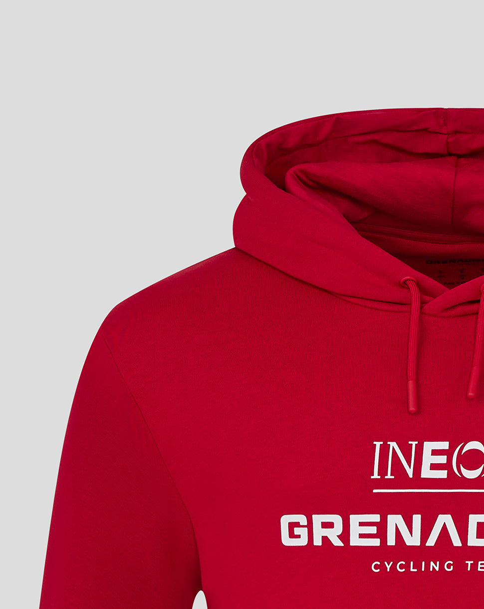 Sudadera con capucha INEOS Grenadiers Unisex – Rojo - Rojo