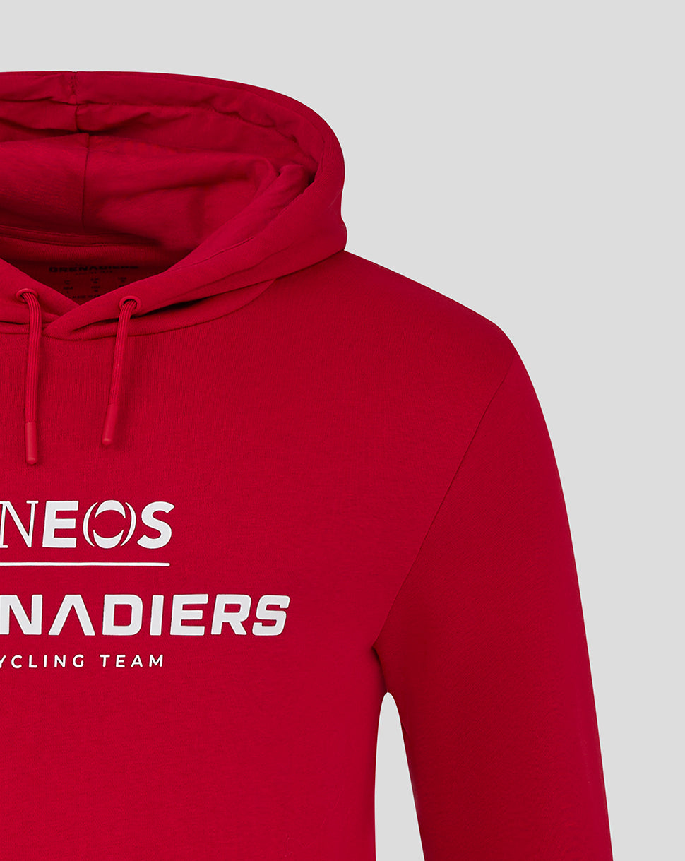 Sudadera con capucha INEOS Grenadiers Unisex – Rojo - Rojo