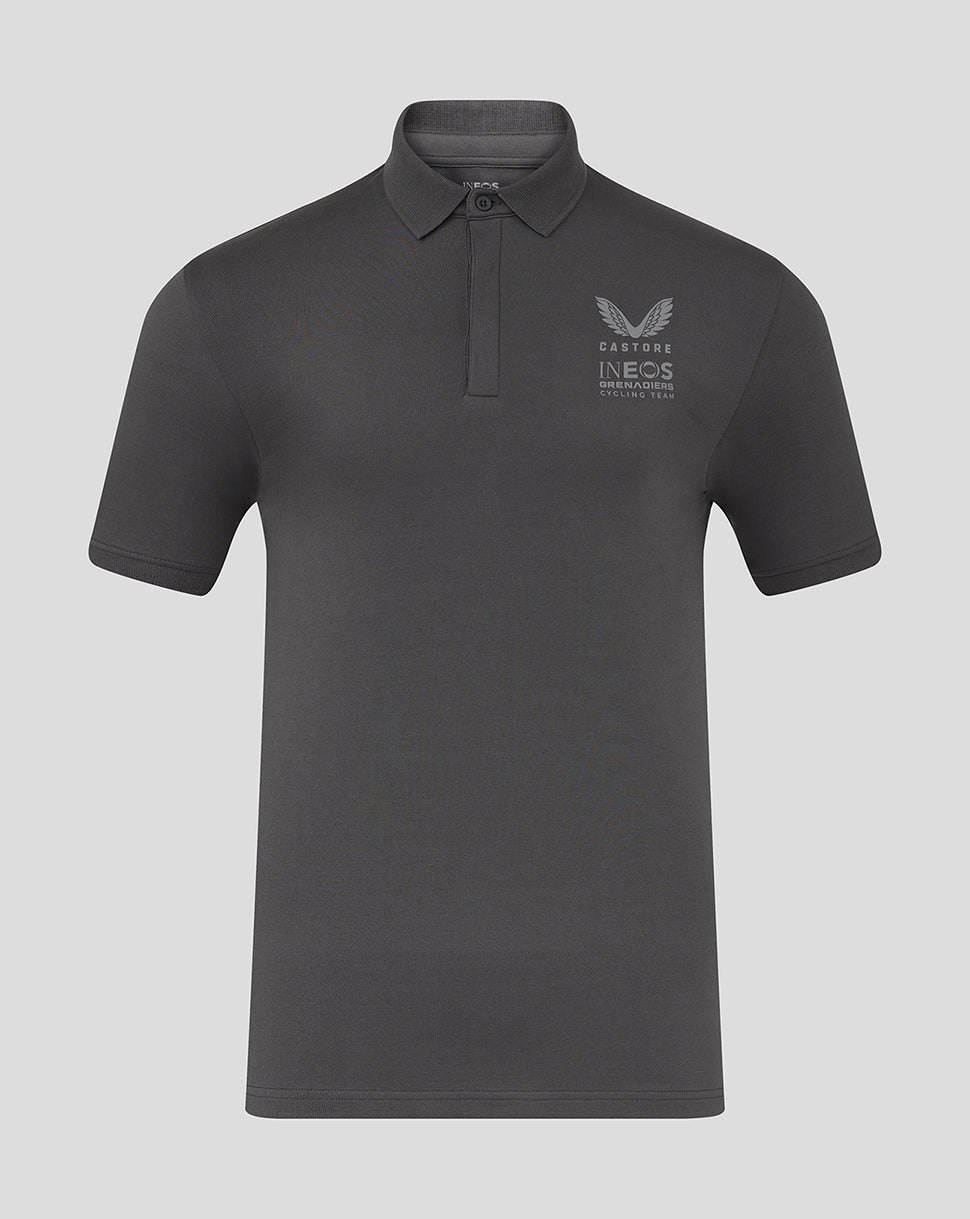 INEOS Grenadiers 2025 Unisex Dual Brand Kurzarm-Poloshirt – Grau - Grau