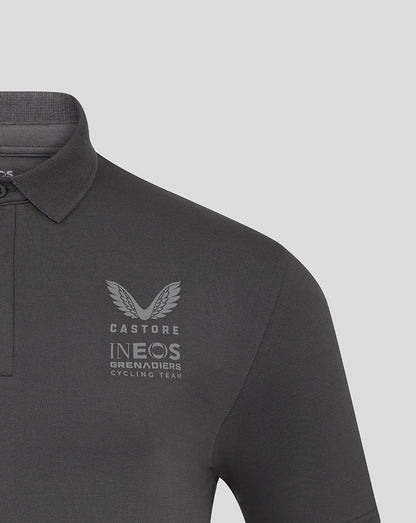 Ineos Grenadiers 2025 Unisex Dual Brand Short Sleeve Polo Shirt - Grey