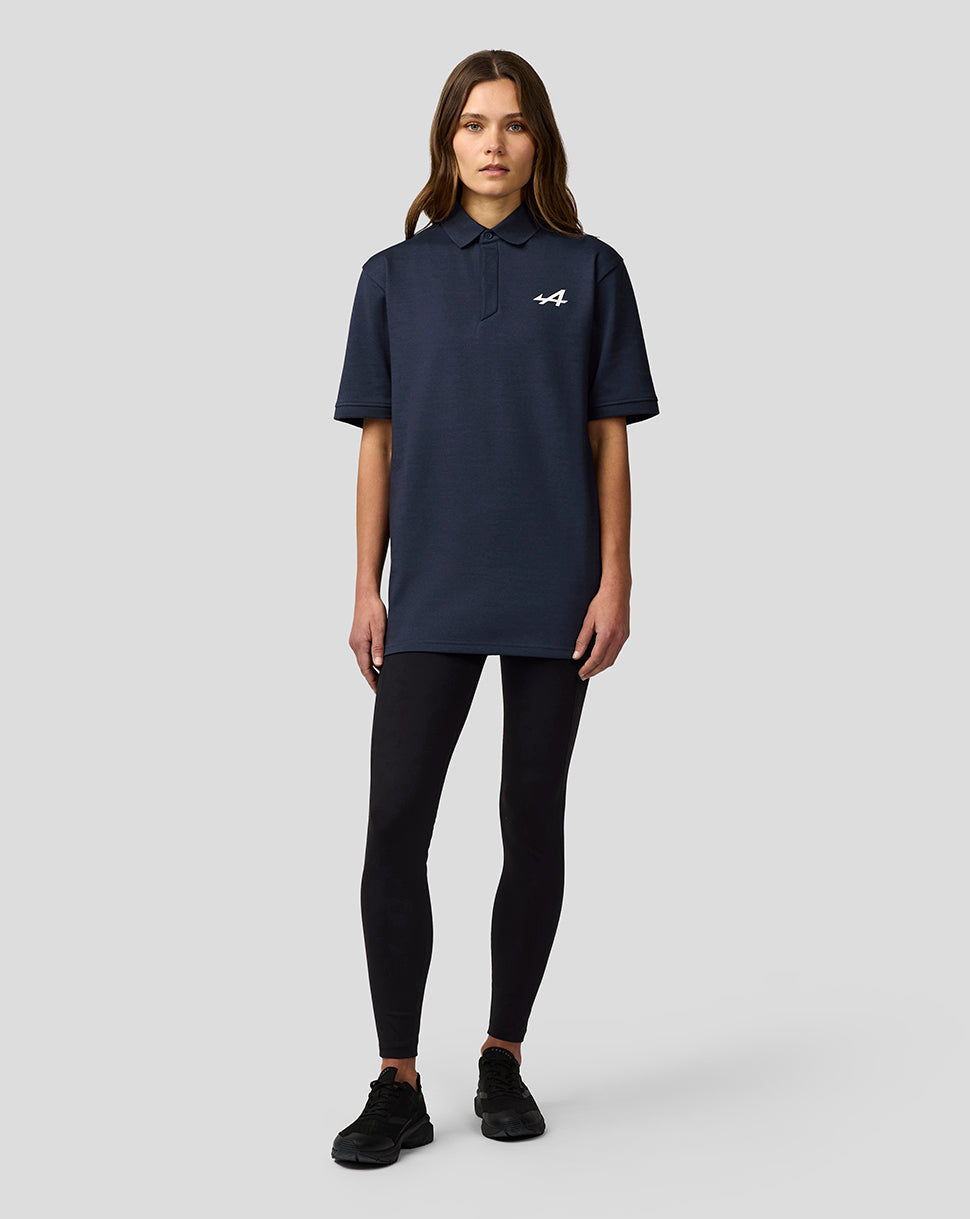 Alpine Unisex Core essentials Polo Shirt - Black Iris