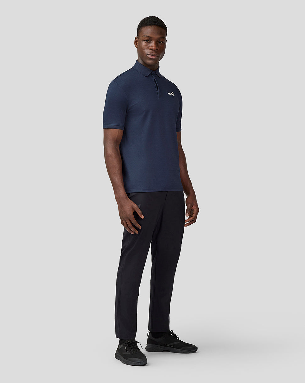 Alpine Unisex Core essentials Polo Shirt - Black Iris