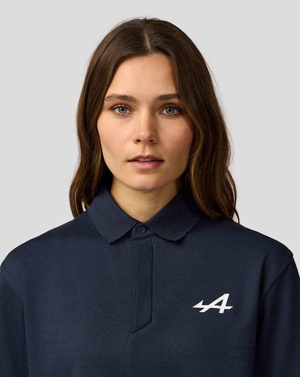 Alpine Unisex Core essentials Polo Shirt - Black Iris