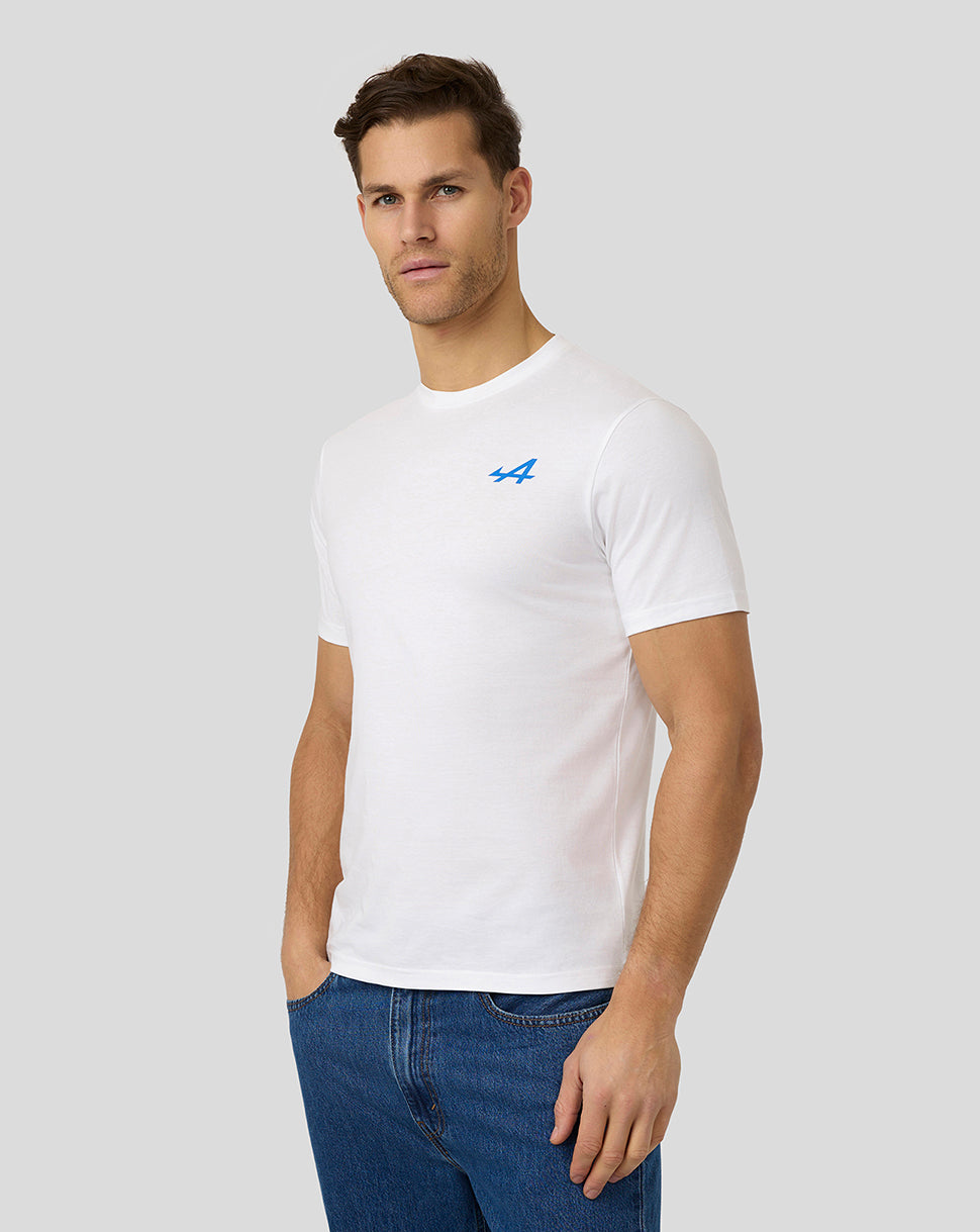 Alpine Unisex Graphic T-Shirt - Brilliant White - Brilliant White