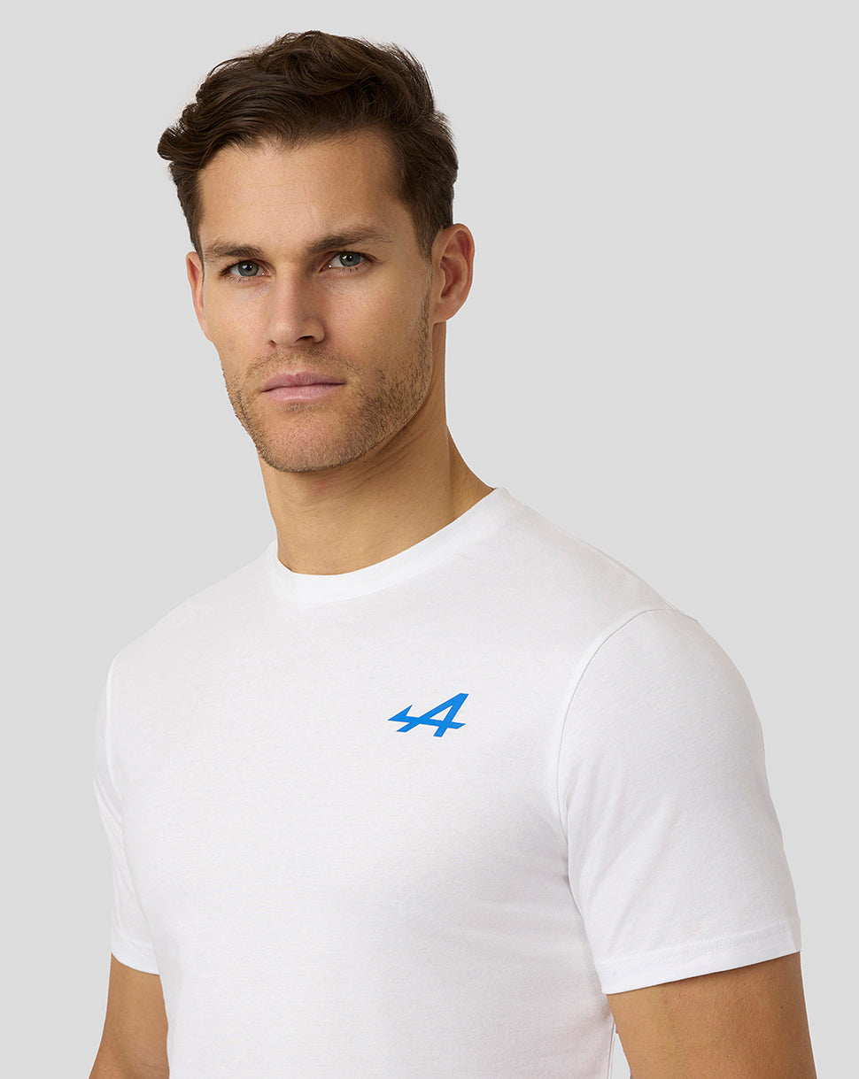 Alpine Unisex Graphic T-Shirt - Brilliant White - Brilliant White