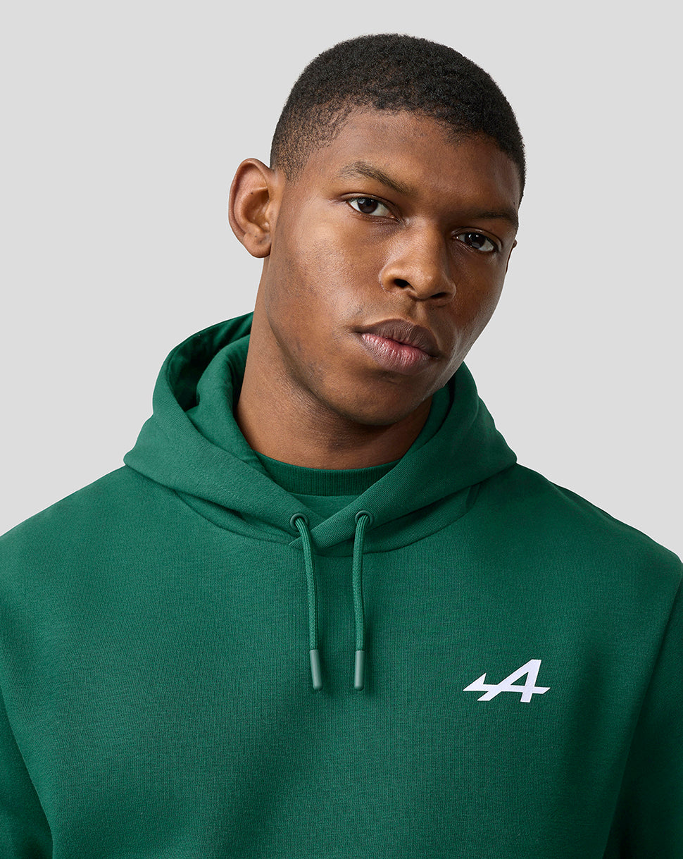 Alpine Unisex Grafisch Hoodie – Botanical Groen - Botanisch groen