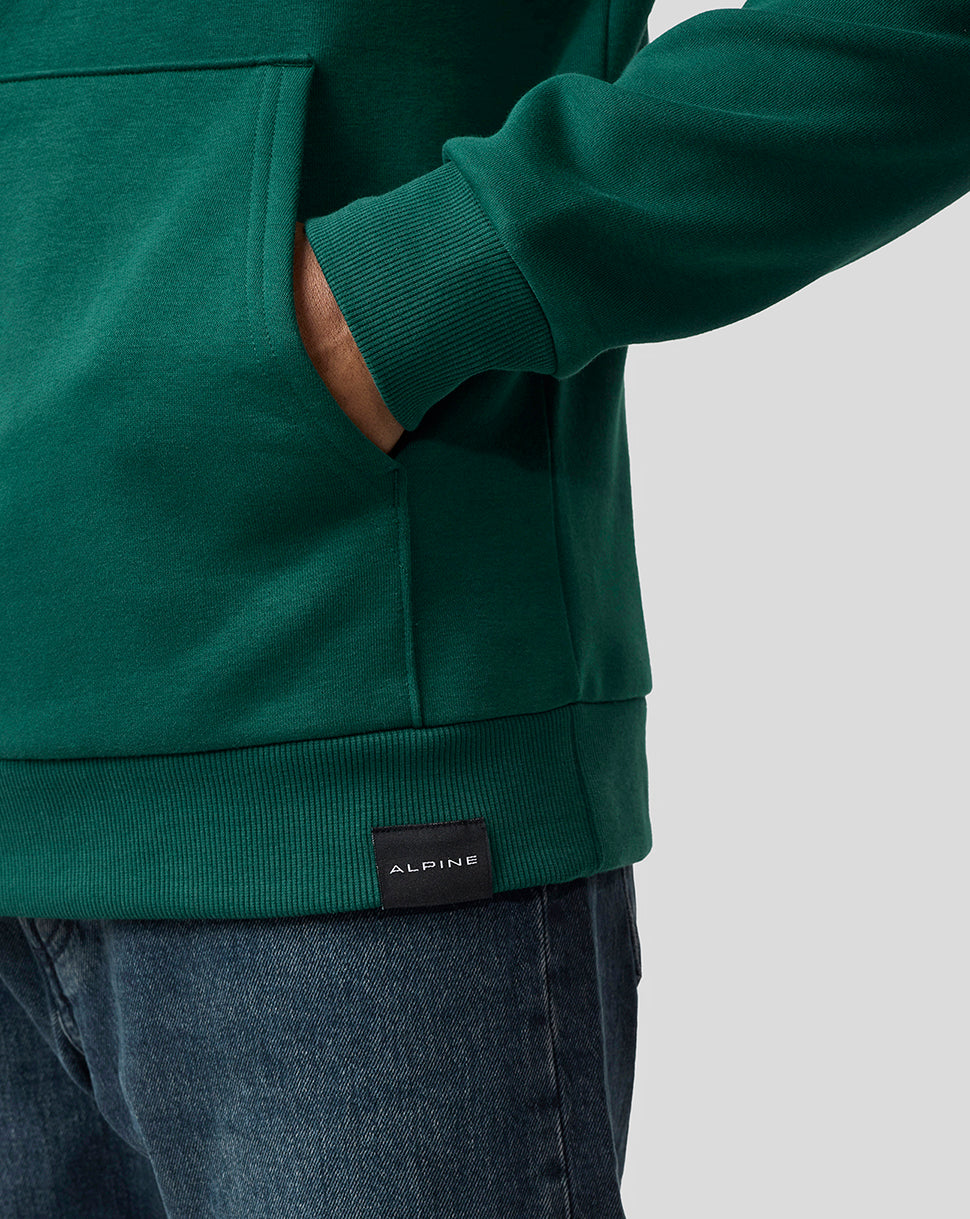 Alpine Unisex Grafisch Hoodie – Botanical Groen - Botanisch groen