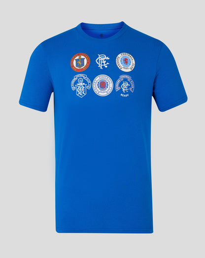 Rangers Unisex 25/26 Badge Tee - Lapis Blue