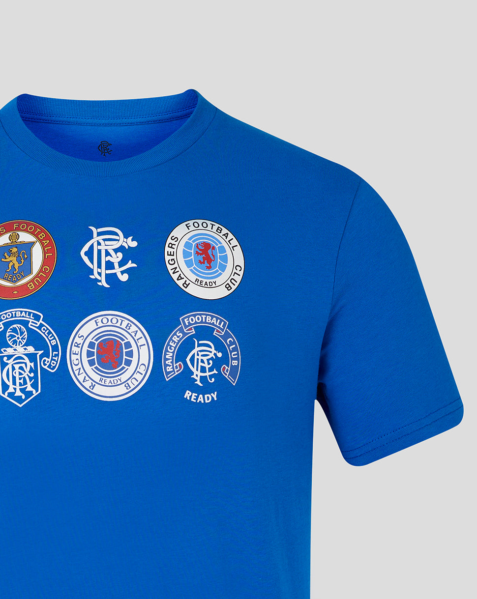 Rangers Unisex 25/26 Badge Tee - Lapis Blue