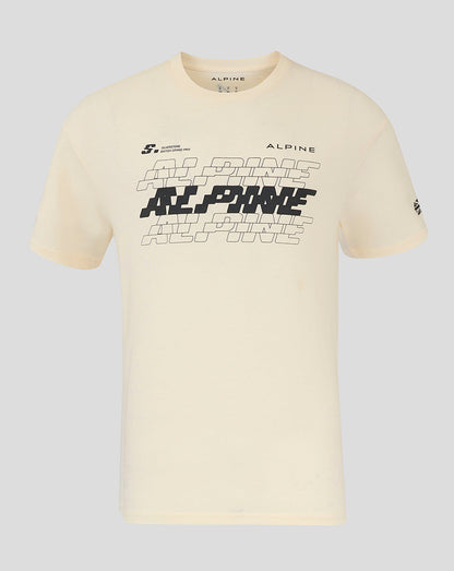 BWT Alpine Formula 1 Team Silverstone Oversized Unisex T-Shirt - Egret