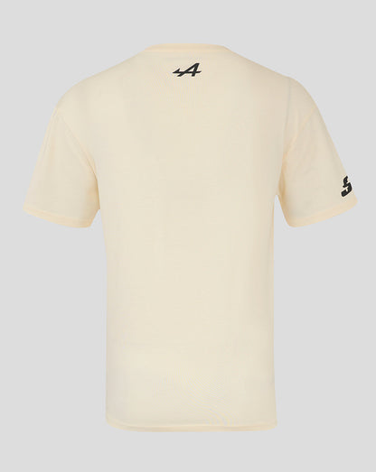 BWT Alpine Formula 1 Team Silverstone Oversized Unisex T-Shirt - Egret