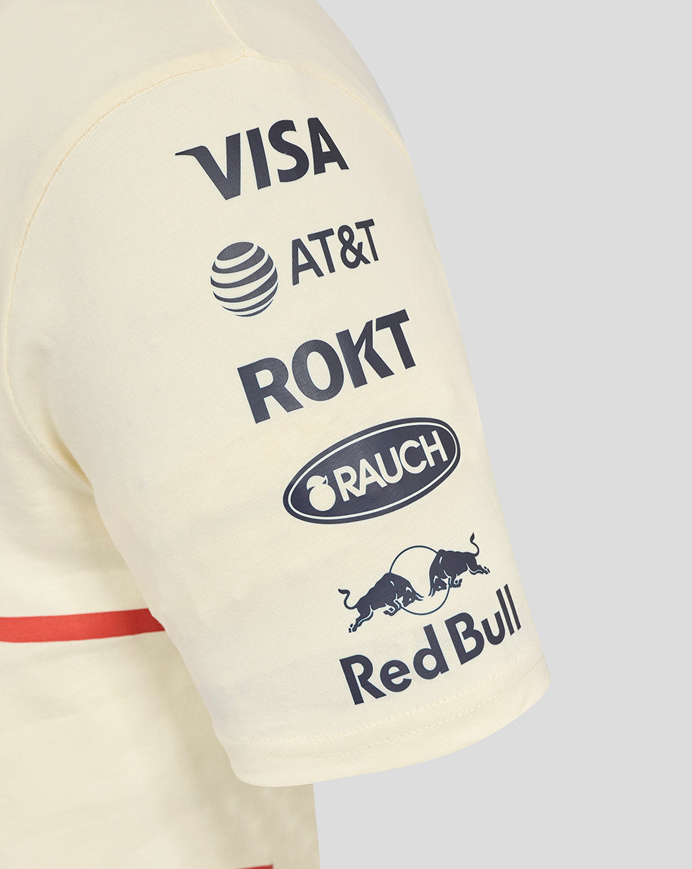 Oracle Red Bull Racing Unisex Heritage Team T-Shirt - Egret - Egret