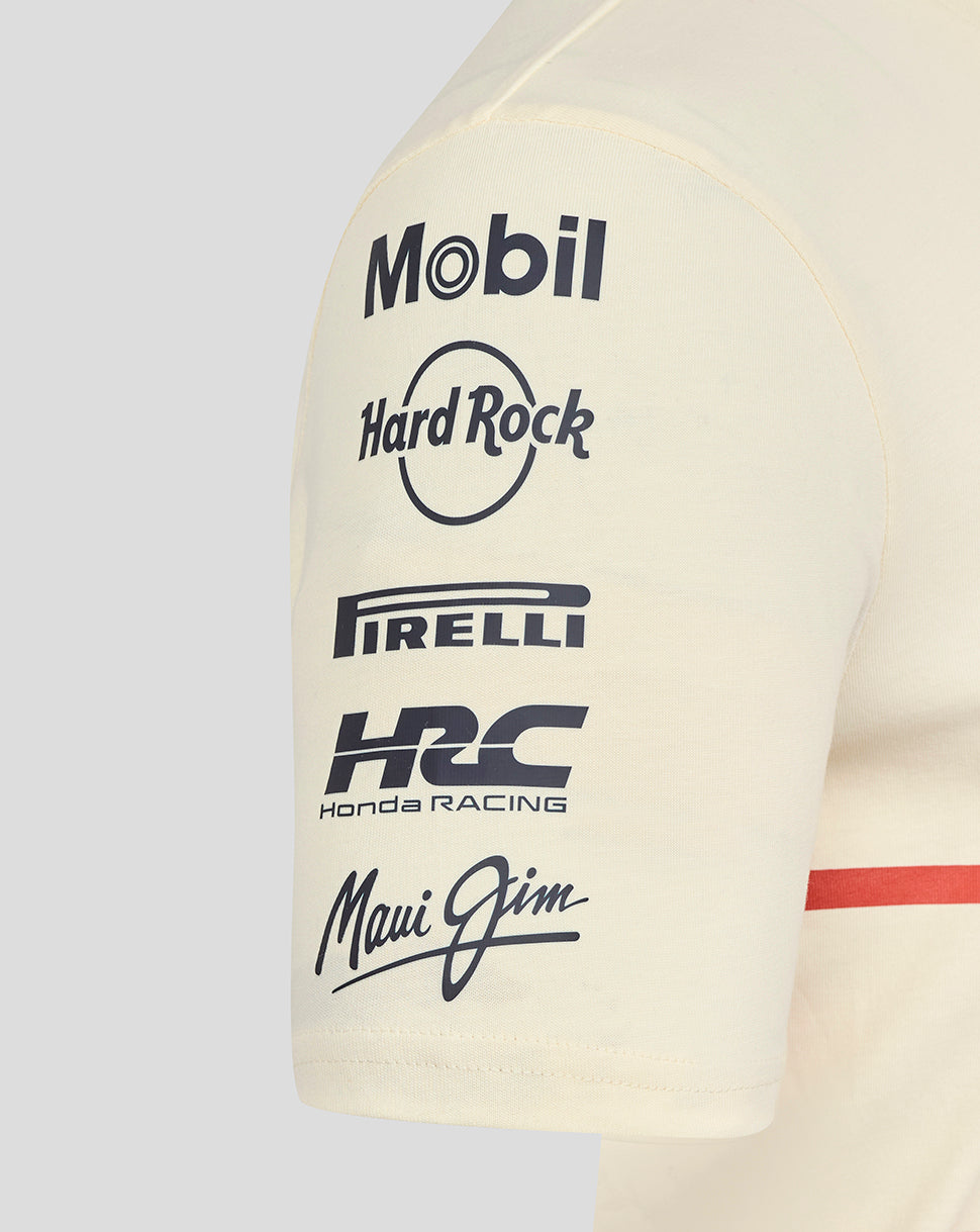 Oracle Red Bull Racing Unisex Heritage Team T-Shirt - Egret - Egret