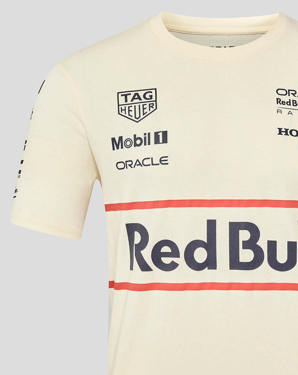 Oracle Red Bull Racing Unisex Heritage Team T-Shirt - Egret - Egret