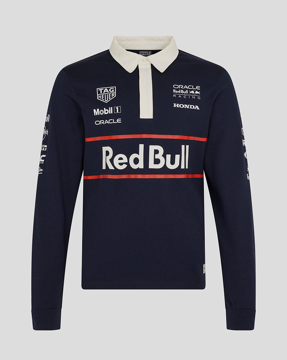 Polo de equipo Heritage de manga larga Oracle Red Bull Racing unisex – Night Sky - Night Sky