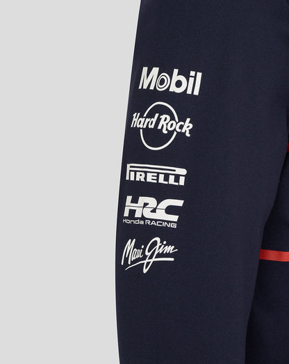 Oracle Red Bull Racing Unisex Heritage Long Sleeve Team Polo Shirt - Night Sky