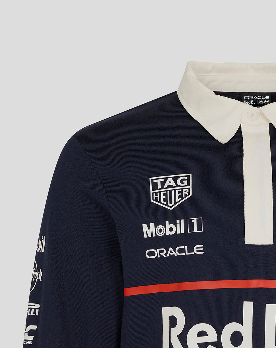 Polo de equipo Heritage de manga larga Oracle Red Bull Racing unisex – Night Sky - Night Sky
