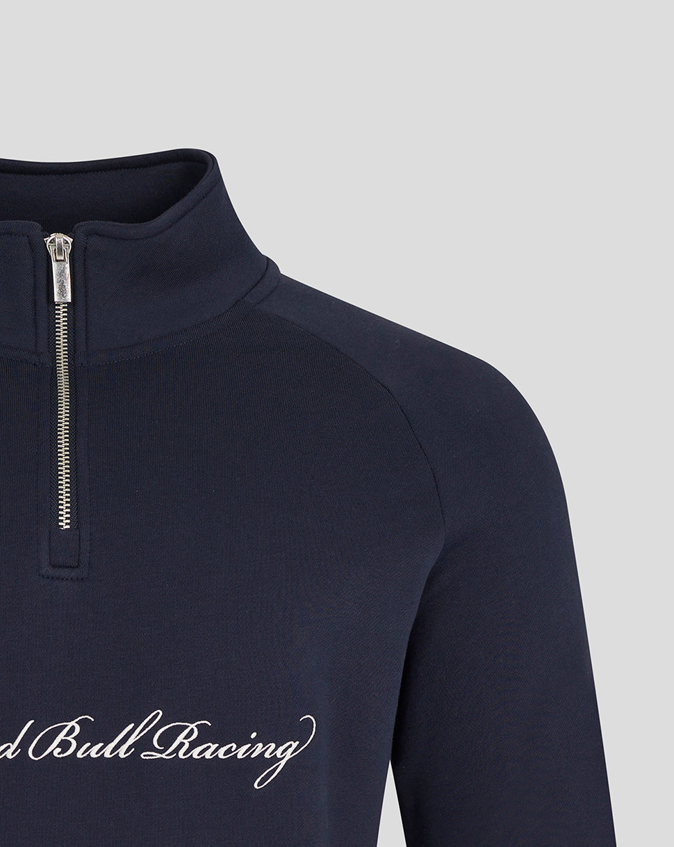 Oracle Red Bull Racing Unisex Script Quarter Zip - Night Sky