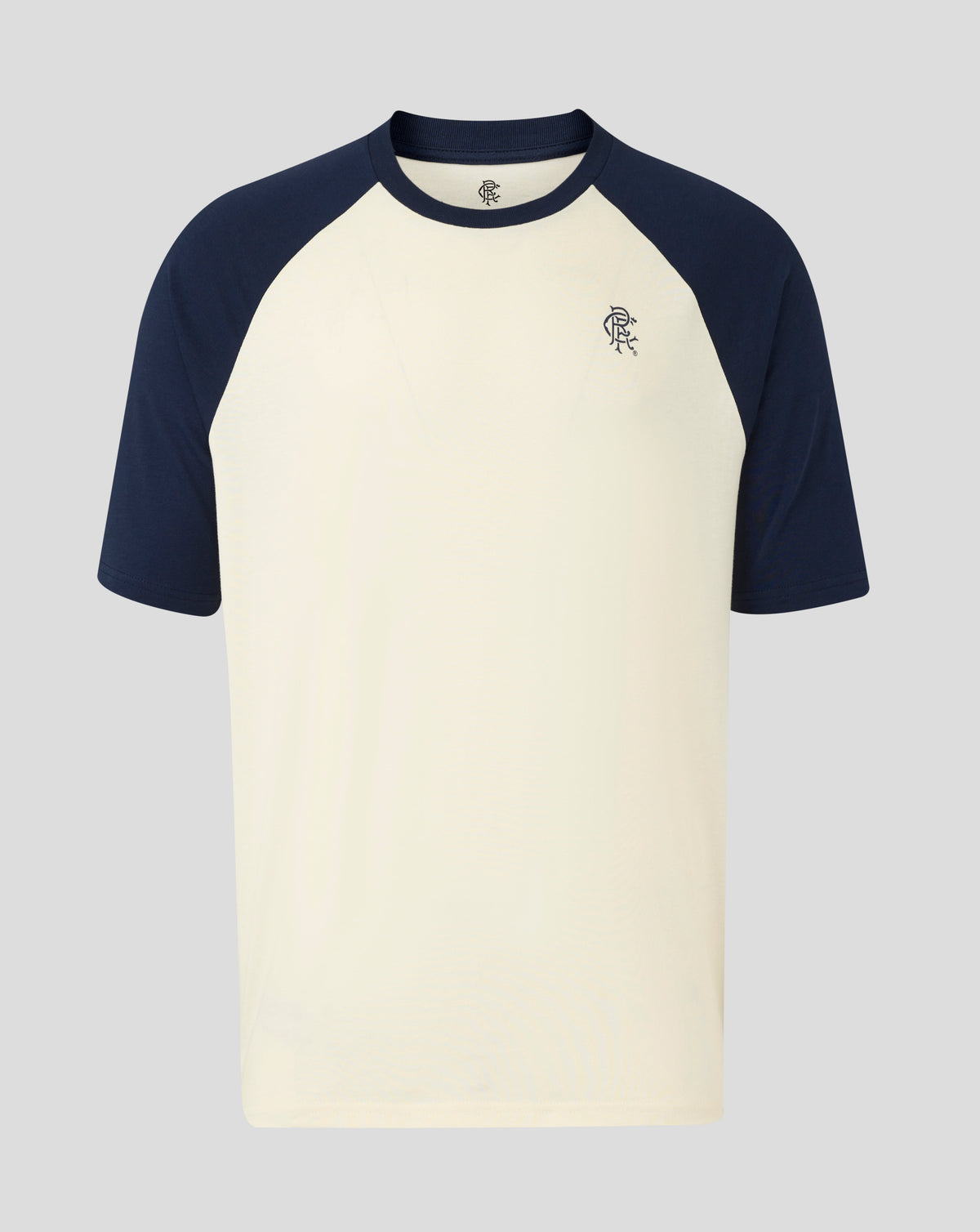 Camiseta Rangers Unisex 25/26 Contemporary Raglan – Negro - Egret/Black Iris