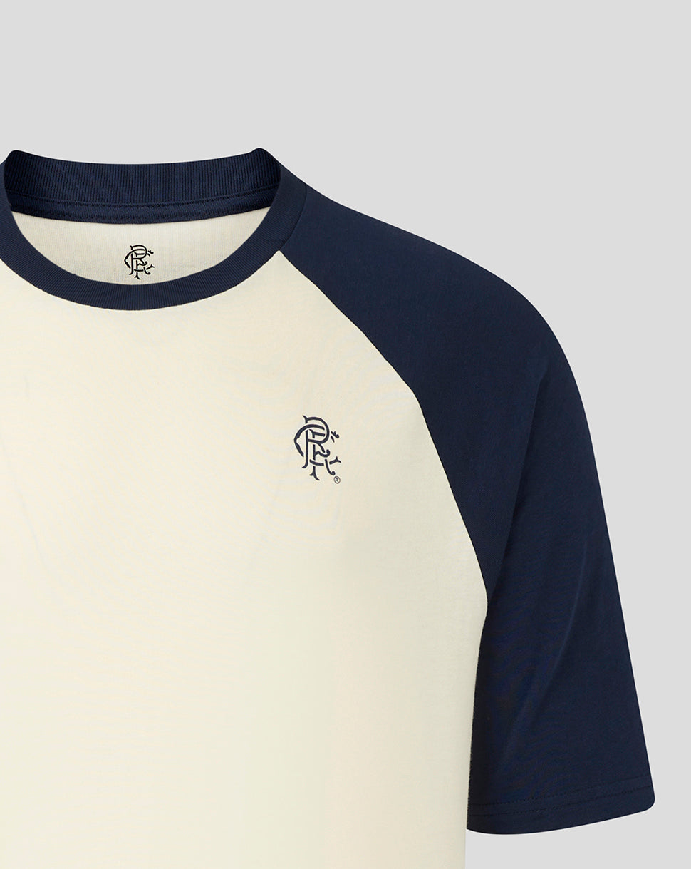 Rangers Unisex 25/26 Contemporary Raglan Tee - Black