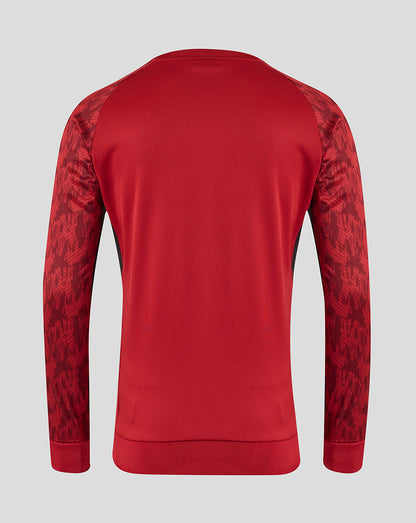 Saracens Unisex 25/26 Training Sweatshirt - Rhythmic Red