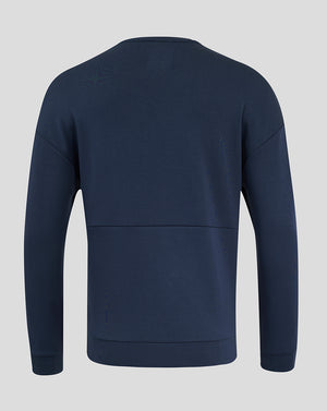 Men's England Rugby 25/26 Travel Crew Sweatshirt - Inkwell