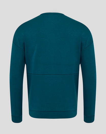 Men's England Rugby 25/26 Travel Crew Sweatshirt - Reflecting Pond
