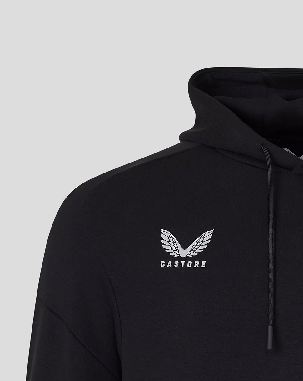 Sudadera con capucha Saracens Unisex 25/26 Travel Overhead - Caviar