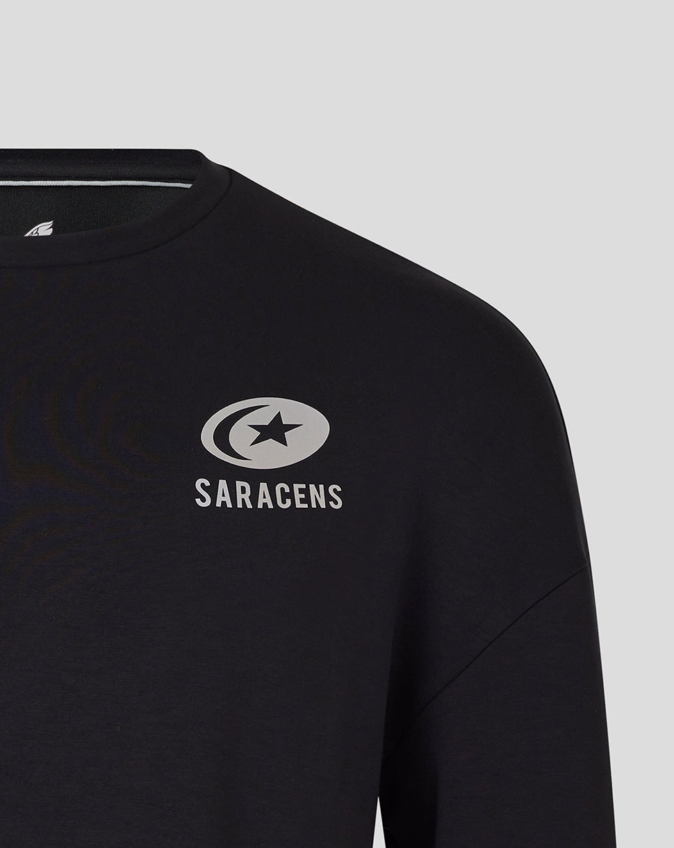 Saracens Unisex 25/26 Travel Crew Sweatshirt