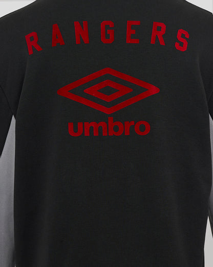 Rangers Junior 25/26 Travel Hoodie - Caviar
