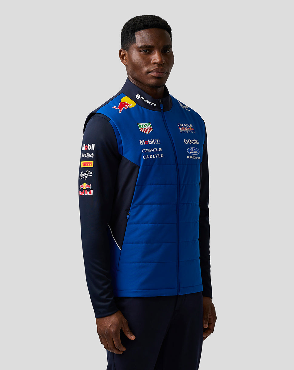 Oracle Red Bull Racing Unisex Teamline Gilet - Night Sky / Surf The Web - Night Sky/Surf The Web