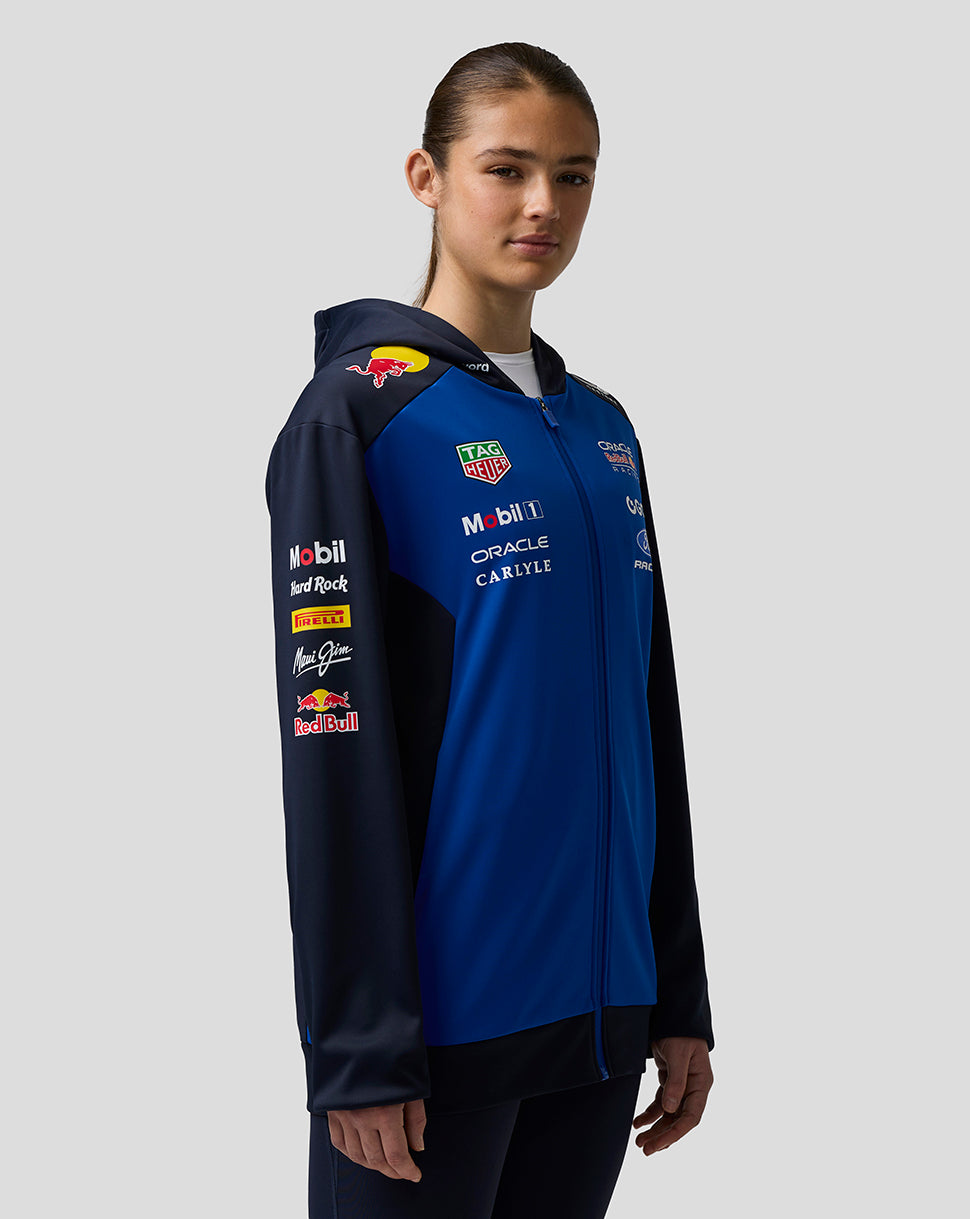 Oracle Red Bull Racing Unisex-Teamline-Hoodie mit durchgehendem Reissverschluss – Night Sky / Surf The Web - Night Sky/Surf The Web