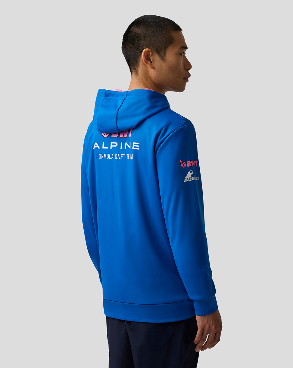 Official Junior BWT Alpine Formula One Team Zip Hoodie - Lapis Blue