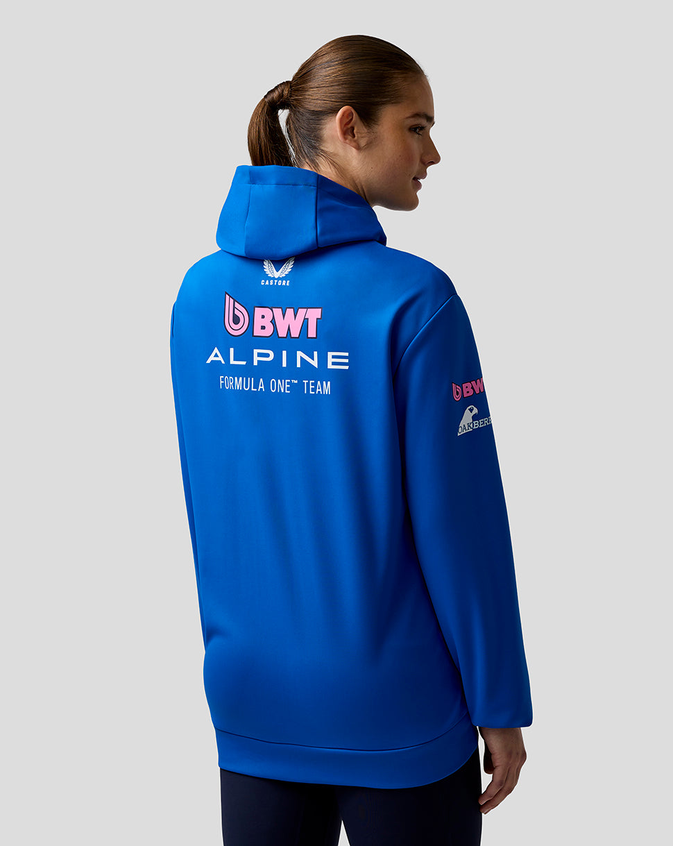 Official Unisex BWT Alpine Formula One Team Pullover Hoodie - Lapis Blue