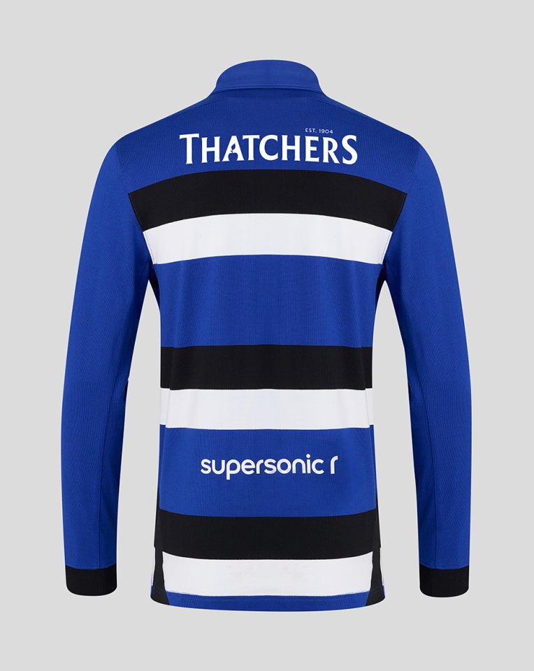 Bath Rugby Home Classic Long Sleeve Shirt - Blue