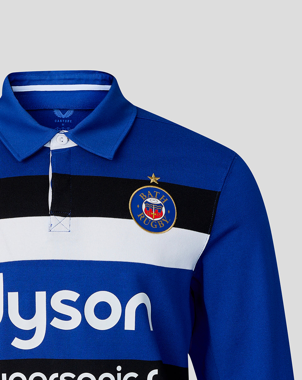 Bath Rugby Home Classic Long Sleeve Shirt - Blue