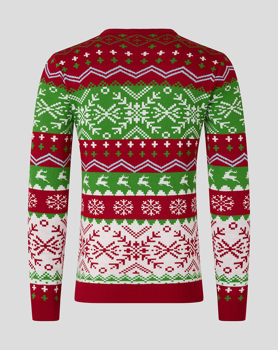Harlequins Unisex 25/26 Christmas Trui - Rood