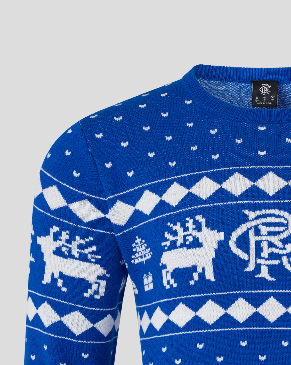 Rangers Herren 25/26 Christmas Pullover - Blau