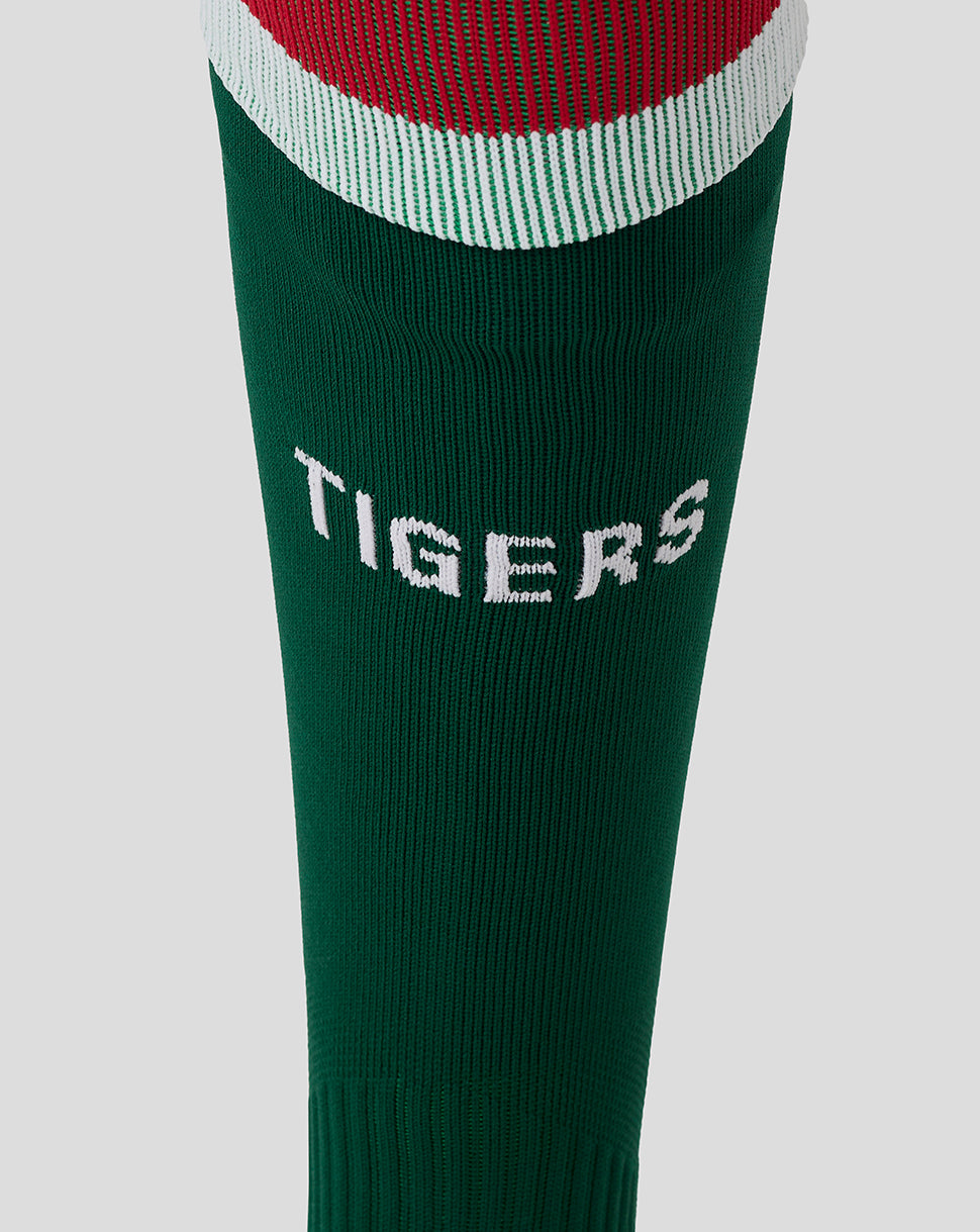 Calcetín Leicester Tigers Unisex 25/26 Pro Local Playing - Verde oscuro