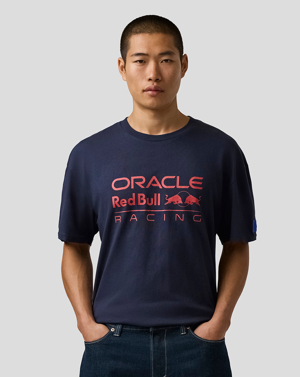 Oracle Red Bull Racing Unisex Relaxed Fit Logo T-shirt – Nachthemel - Night Sky