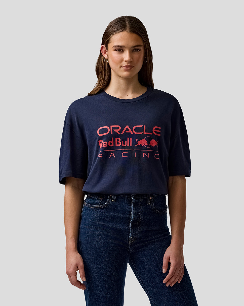 Oracle Red Bull Racing Unisex Relaxed Fit Logo T-shirt – Nachthemel - Night Sky