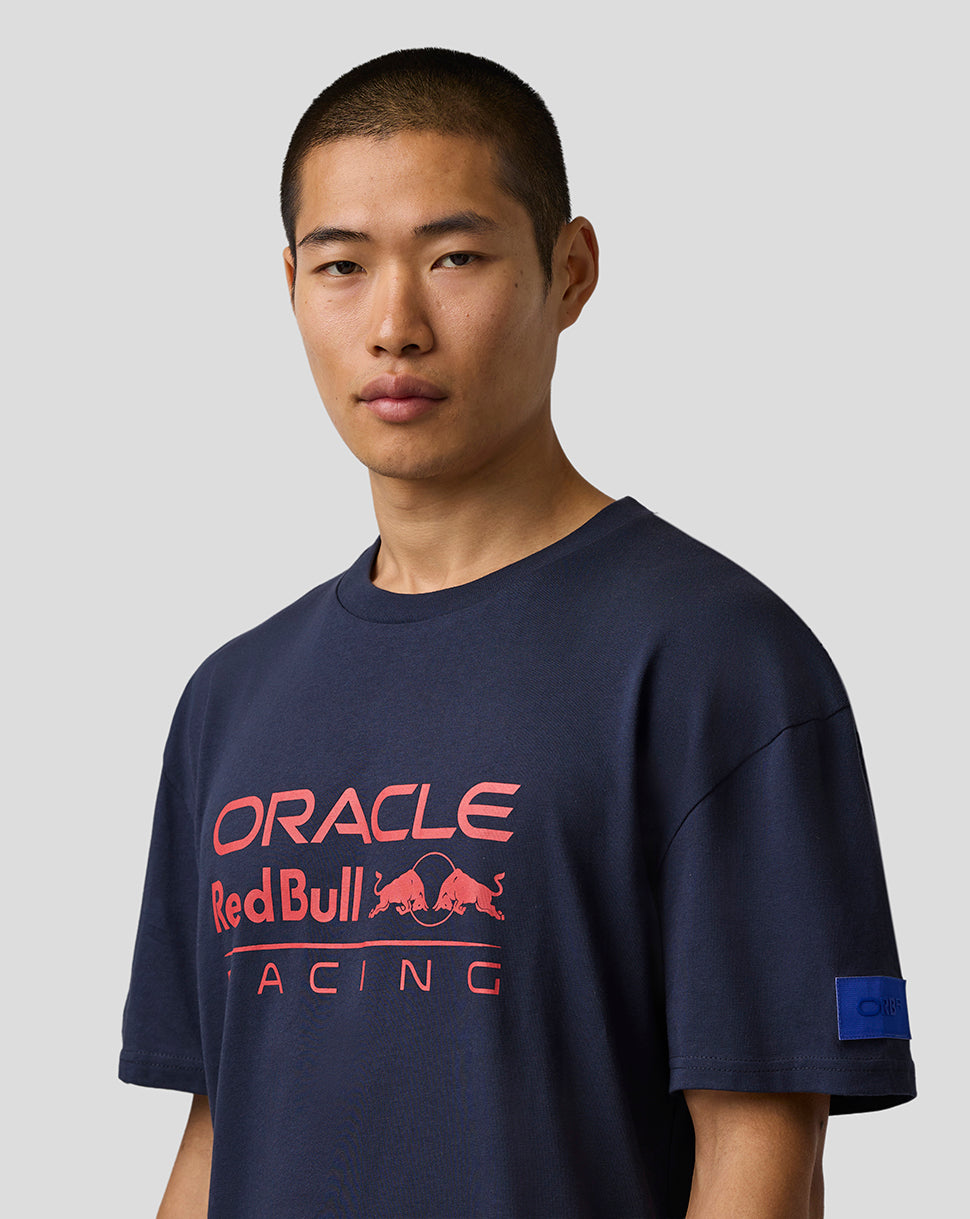 Oracle Red Bull Racing Unisex Relaxed Fit Logo T-shirt – Nachthemel - Night Sky