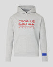 Gray hoodie with Oracle Red Bull Racing logo on a light gray background