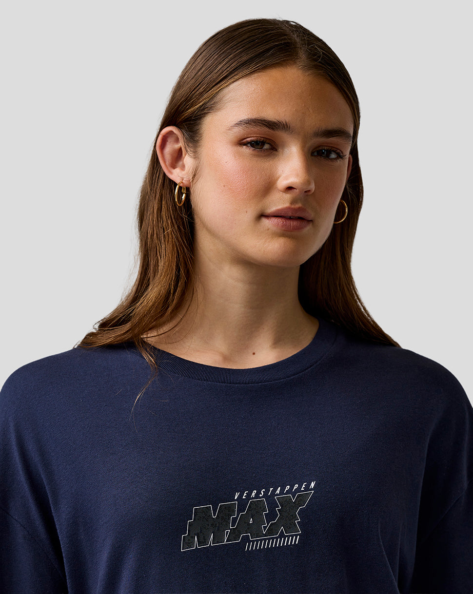 Oracle Red Bull Racing Unisex Max Verstappen "Max" Logo T-Shirt - Night Sky - Night Sky
