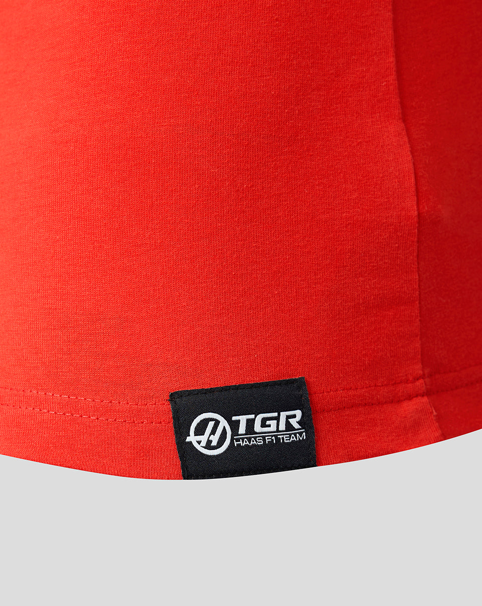 Official Haas Team Unisex Regular Fit T-Shirt – Rot - Rot