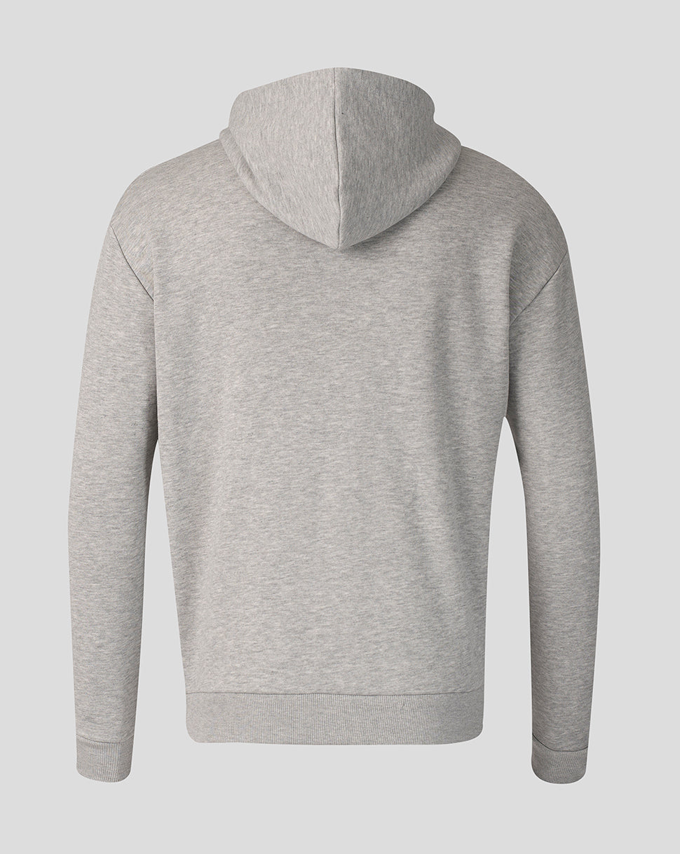 Official Haas Team Unisex Relaxed Pullover Hoodie – Graumeliert - Grau meliert