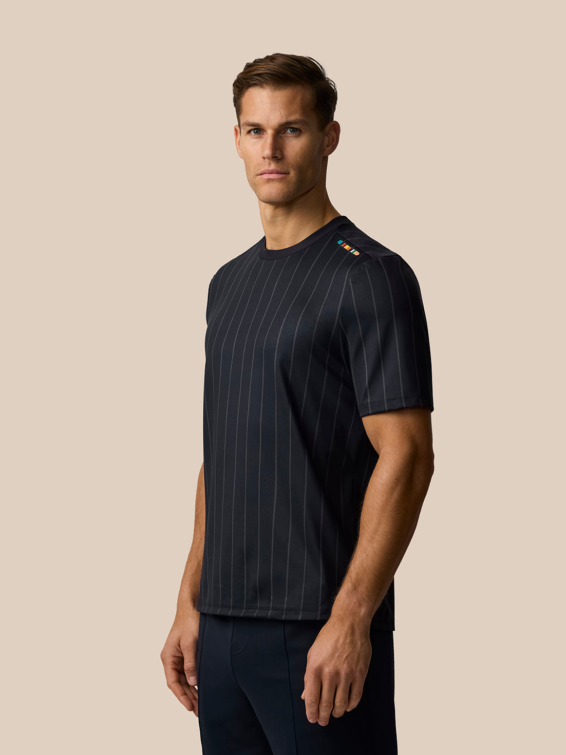 Paul Smith x Castore x England Cricket Unisex Striped T-Shirt
