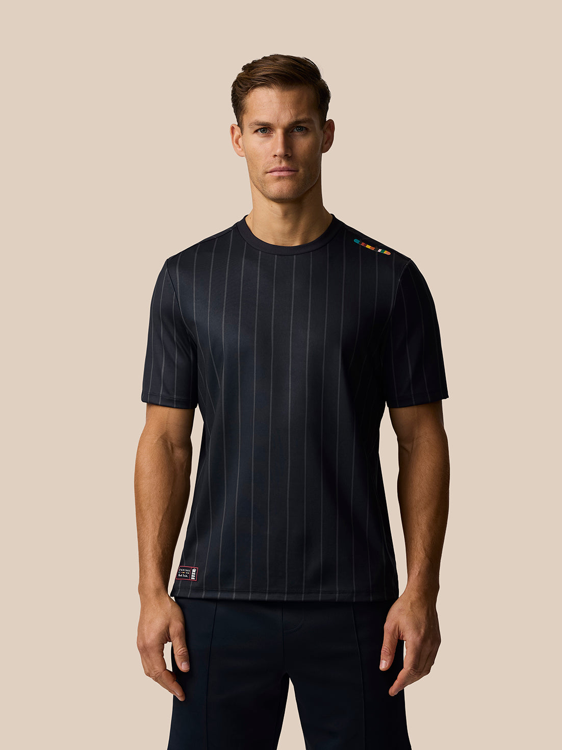 Paul Smith x Castore x England Cricket Unisex Striped T-Shirt
