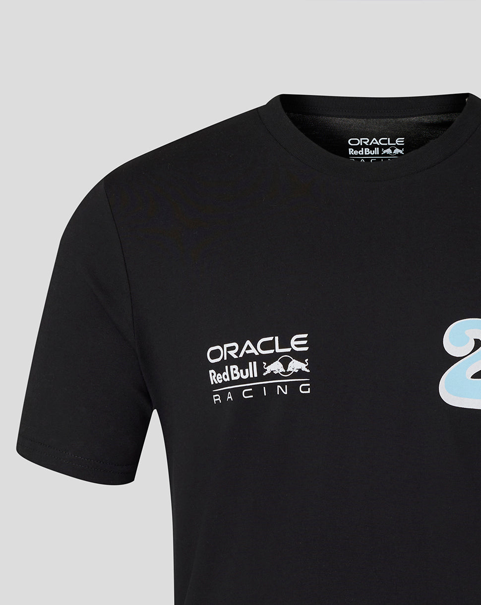 Oracle Red Bull Racing Unisex Yuki Tsunoda Wave Grafisch T-shirt – Caviar - Caviar